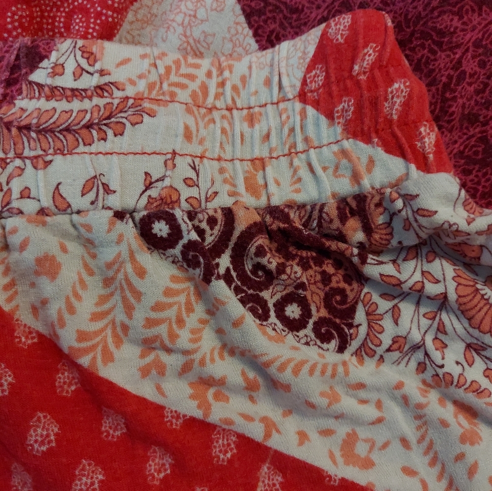 3/$30 Cato Maxi Dress Plus Size 18/20 Red/White - Picture 6 of 7